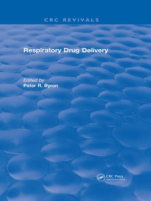 cover image of Respiratory Drug Delivery (1989)